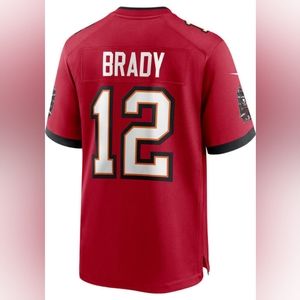 Tom Brady Tampa Bay Buccaneers NFL Red Nike Stitched Jersey Mens XL New